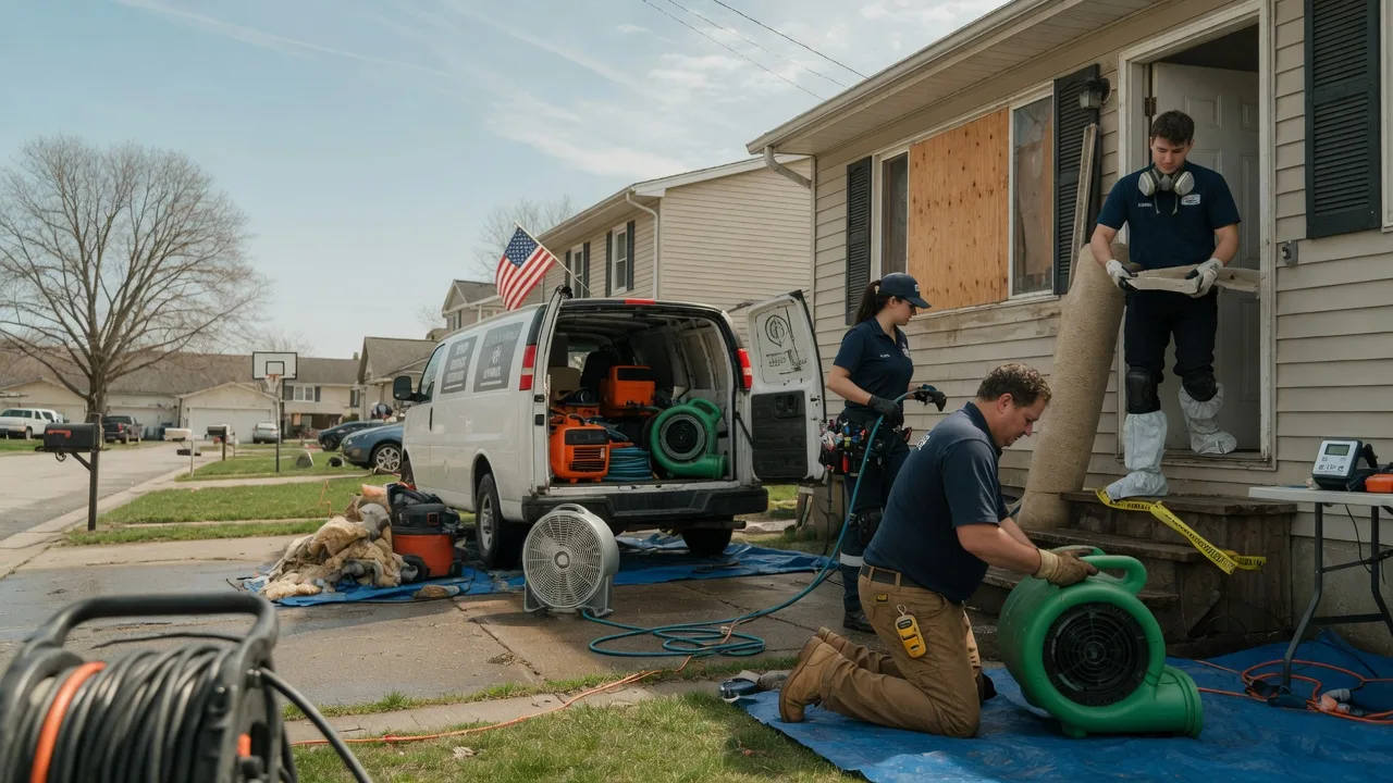 Water Damage Restoration in Italy, TX near me
